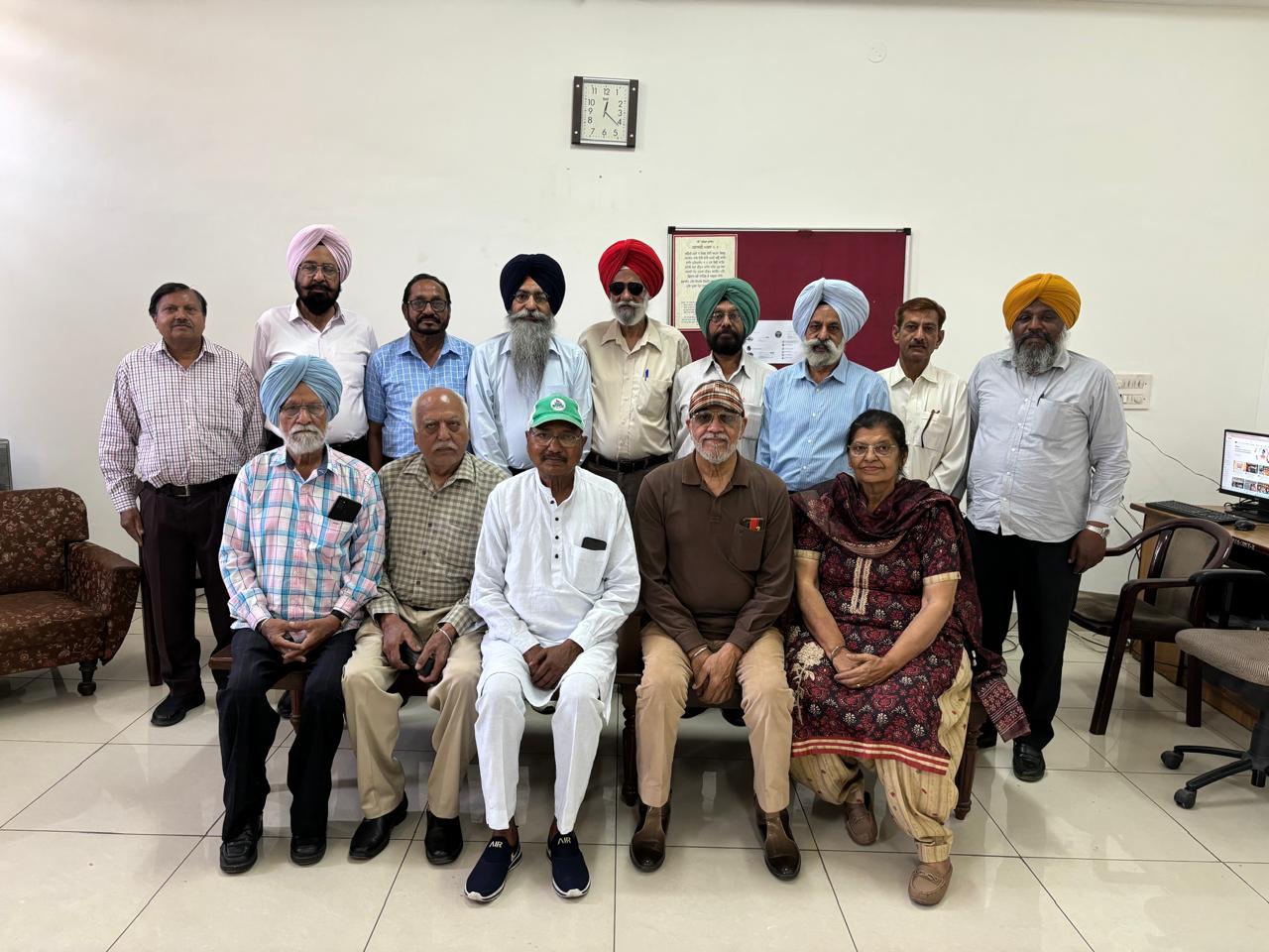 Celebrating the birthdays of the retired officers of Public Relations Department